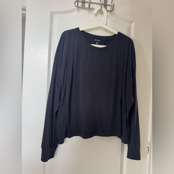 Athleta | WITH EASE TOP | Color Black| Size XL | Used - Picture 2 of 3